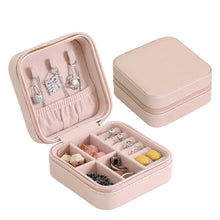 Leather Jewellery Box For Women Mini Portable Jewellery Box Organiser