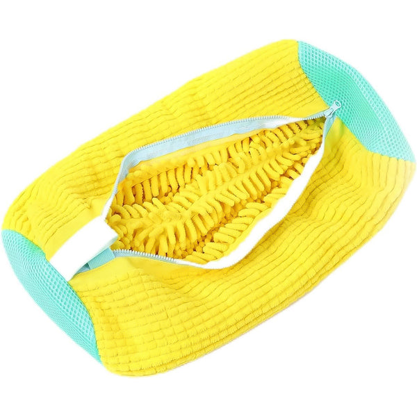 Shoe Cleaning Mop Cover With Microfiber Chenille Lining  Zipper