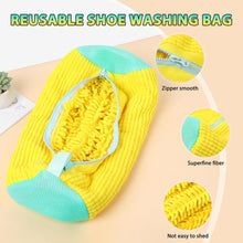 Shoe Cleaning Mop Cover With Microfiber Chenille Lining  Zipper
