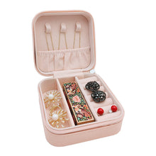 Leather Jewellery Box For Women Mini Portable Jewellery Box Organiser
