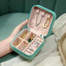 Leather Jewellery Box For Women Mini Portable Jewellery Box Organiser